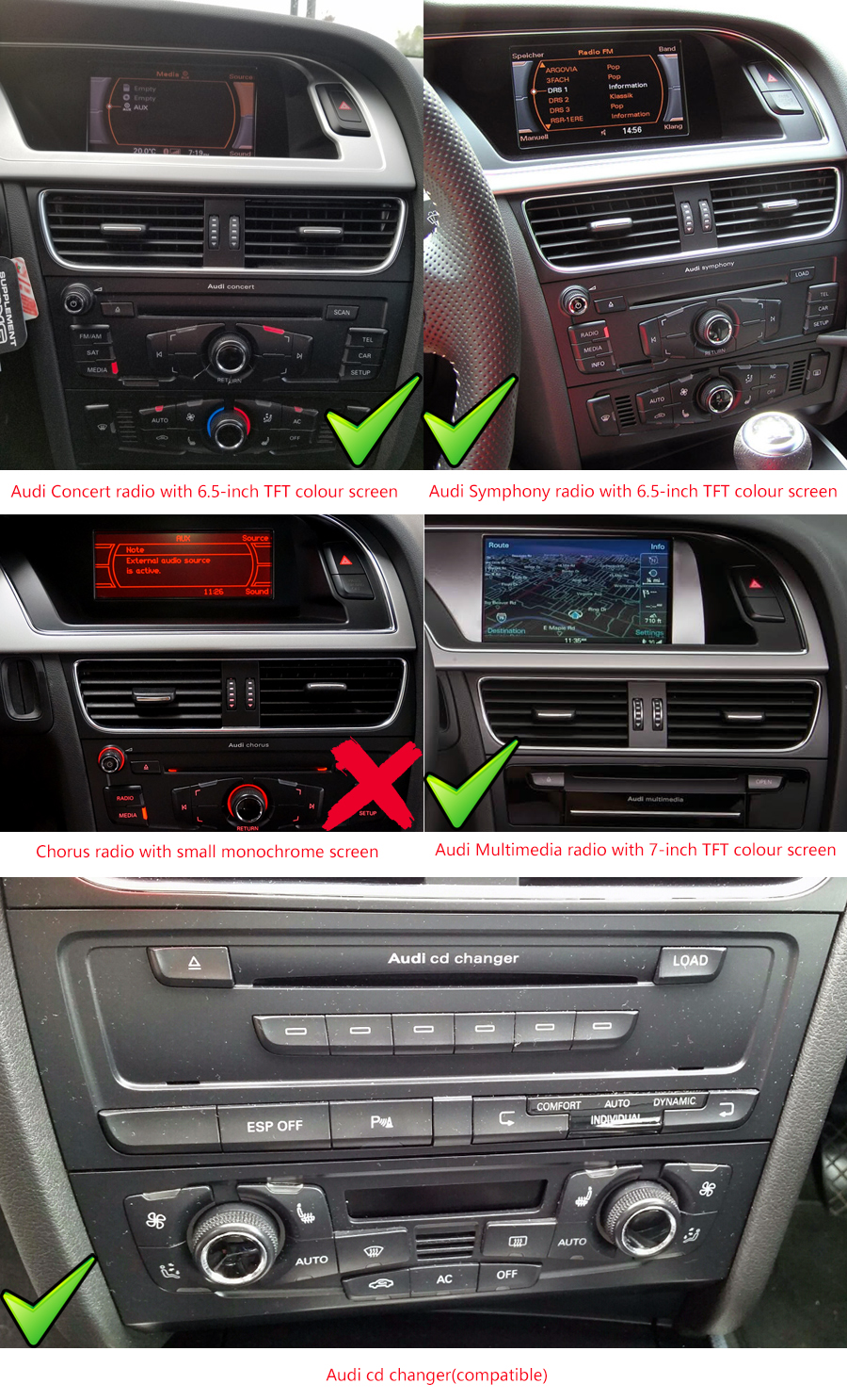 Audi A4/S4/RS4(B8) 2008-2016 radio upgrade