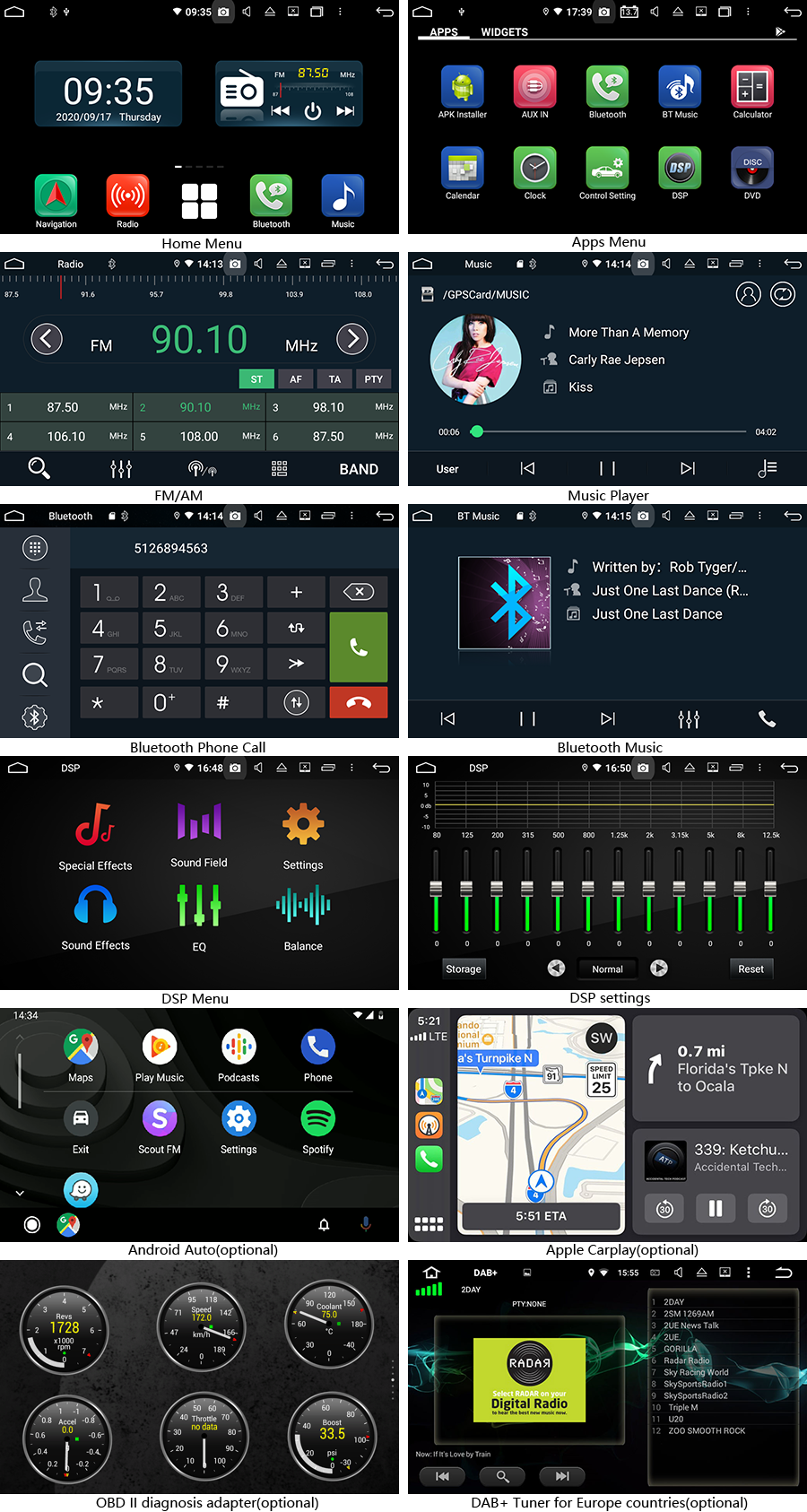 Android 12 car navigation system