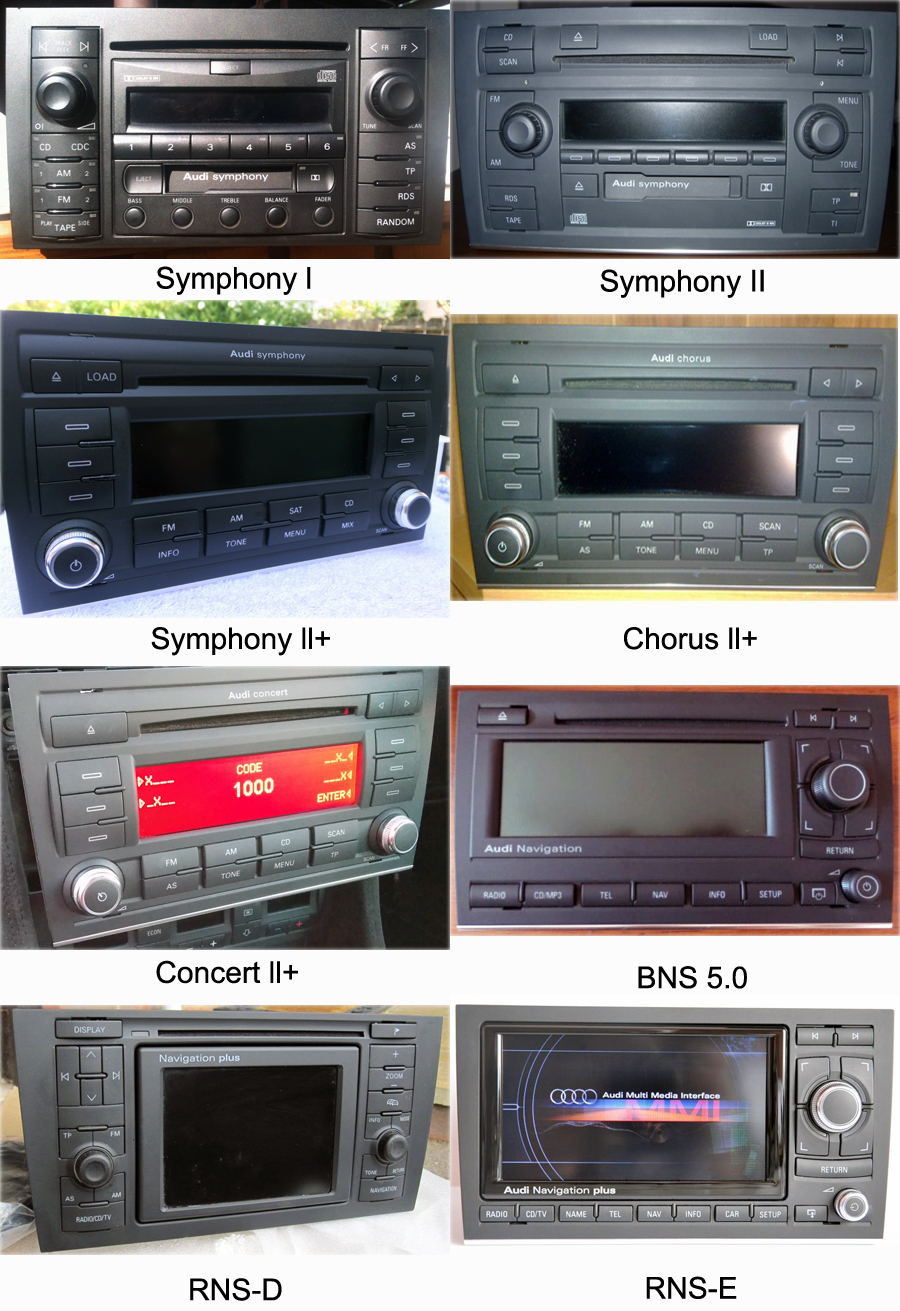 audi a4 b7 factory radio