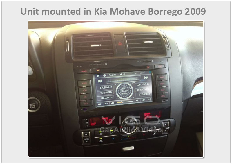 kia borrego mohave aftermarket navigation