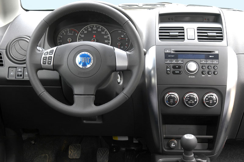 Fiat Sedici aftermarket navigation dvd player