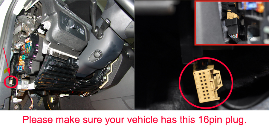 touarge PDC CAN plug