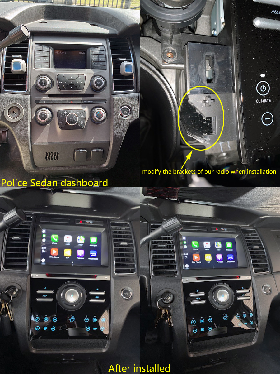 aftermarket Head Unit Ford Taurus police sedan 2013-2017 aftermarket Head Unit For Ford Taurus police sedan 2013-2017